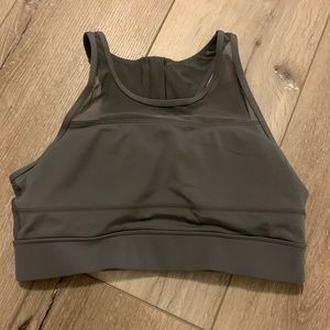 Zyia pewter sports bra